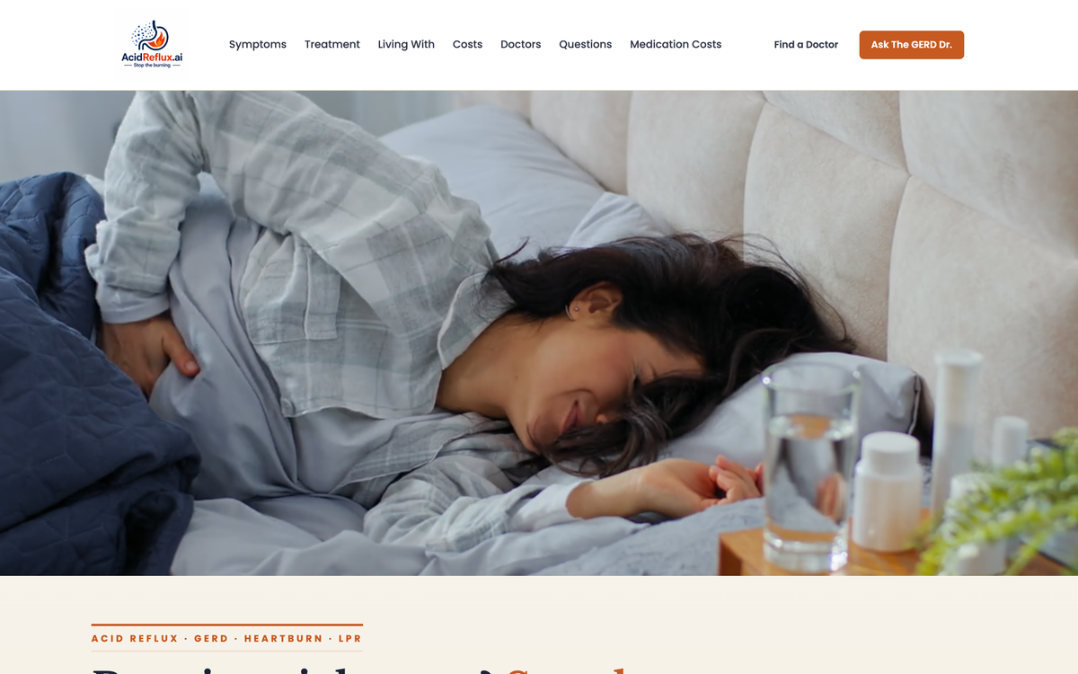 acidreflux.ai — acid reflux and GERD symptom guidance